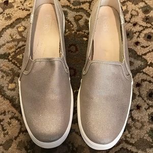 Gold sparkle material Keds - size 8.5